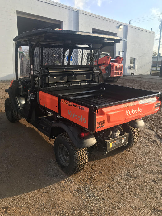 2021 Kubota RTV-X1140W-H Plastic Canopy, Windshield Acrylic Clear, LED Strobe Light, Wire Harness Kit, Back up Alarm
