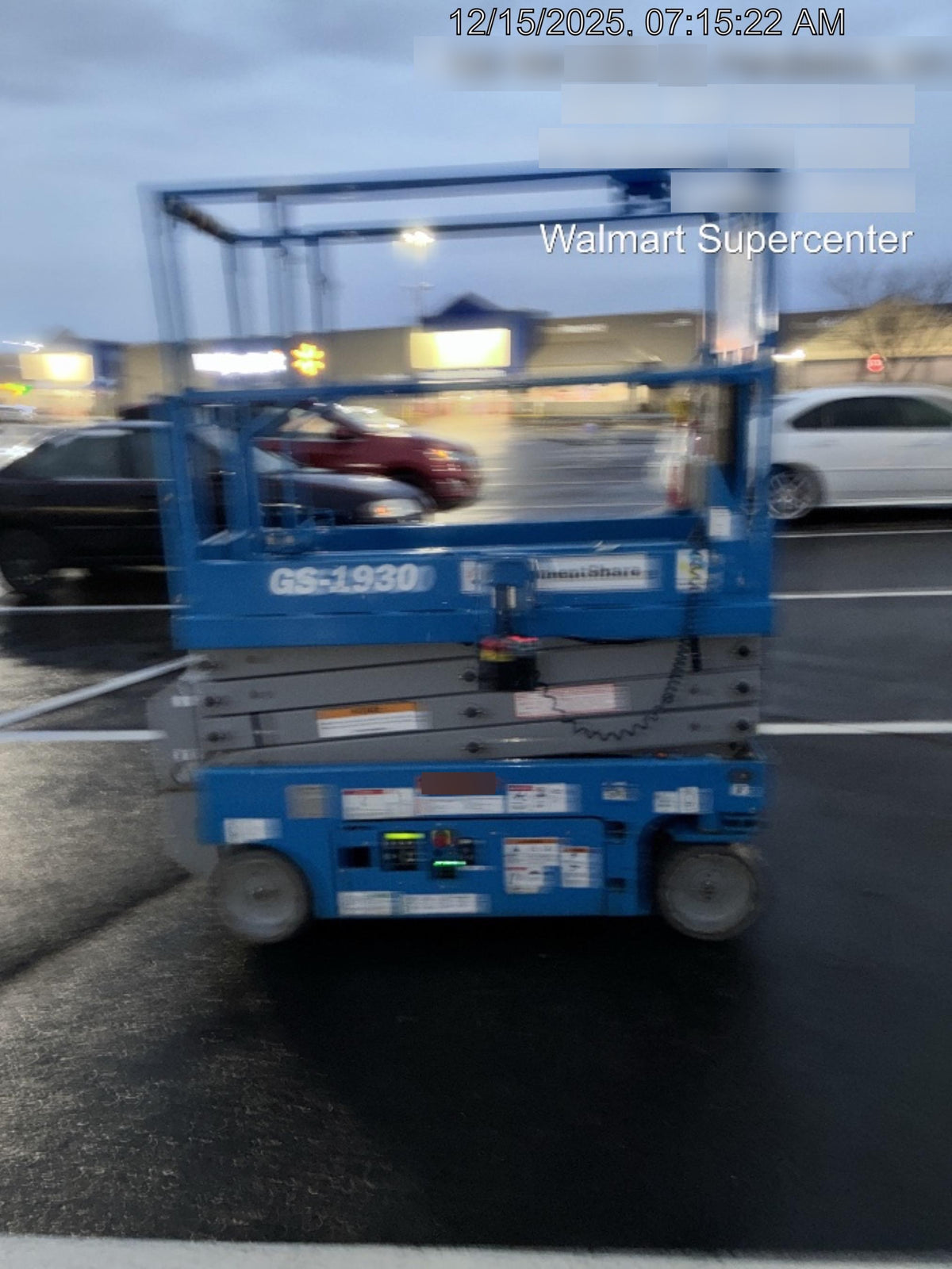 2020 Genie GS-1930 Solid Non Marking Tires, Beacon, Folding rails with half height swing gate, 800W Inverter