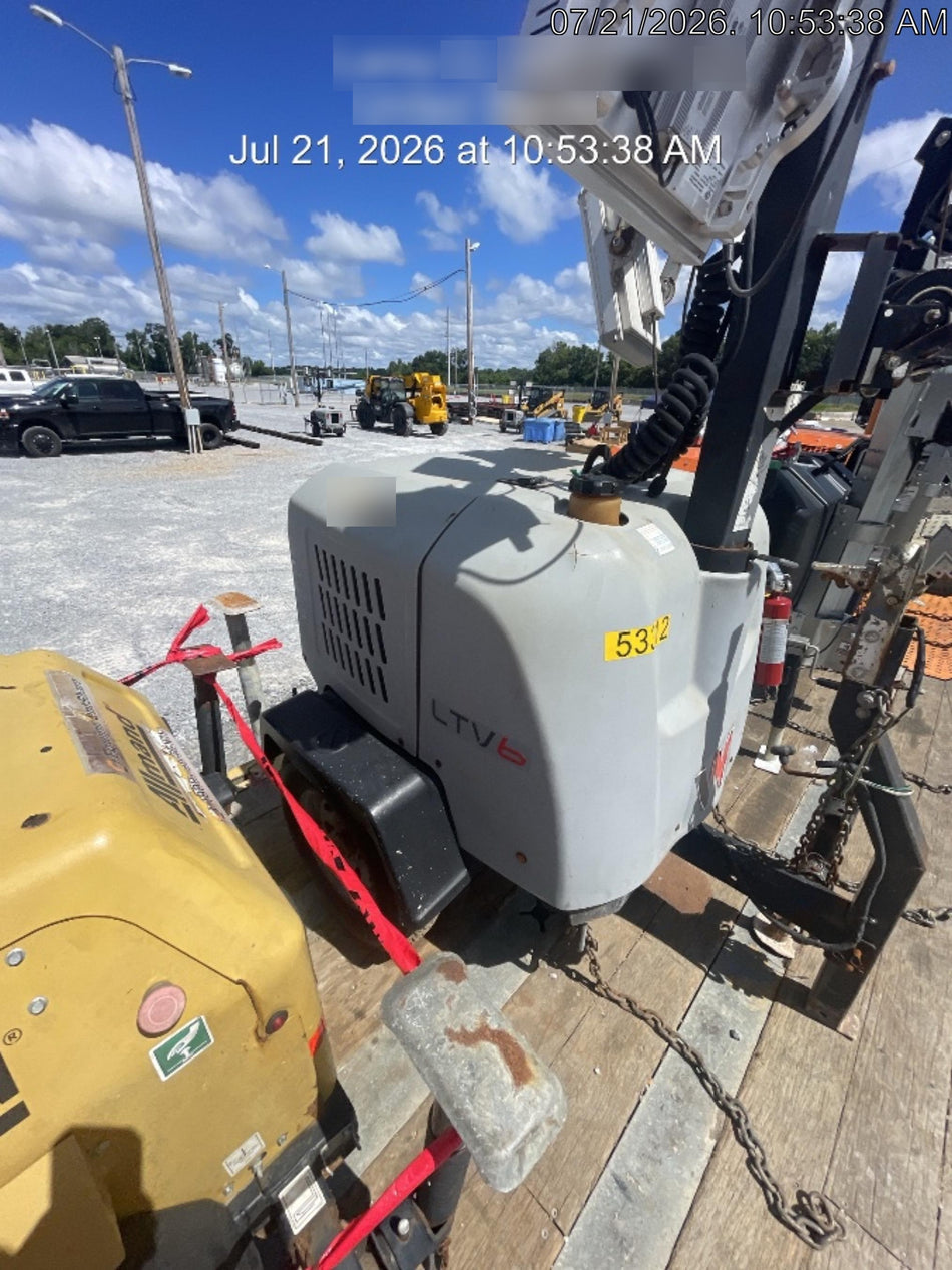 2024 Wacker Neuson LTT4 Diesel, Kohler KDW702, Deep Sea Controller, Auto Start, LED 320W, Bypass Outlet, T3