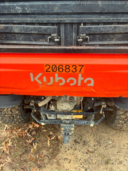 2022 Kubota RTV-X1140W-H Plastic Canopy, Windshield Acrylic Clear, LED Strobe Light, Wire Harness Kit, Back up Alarm