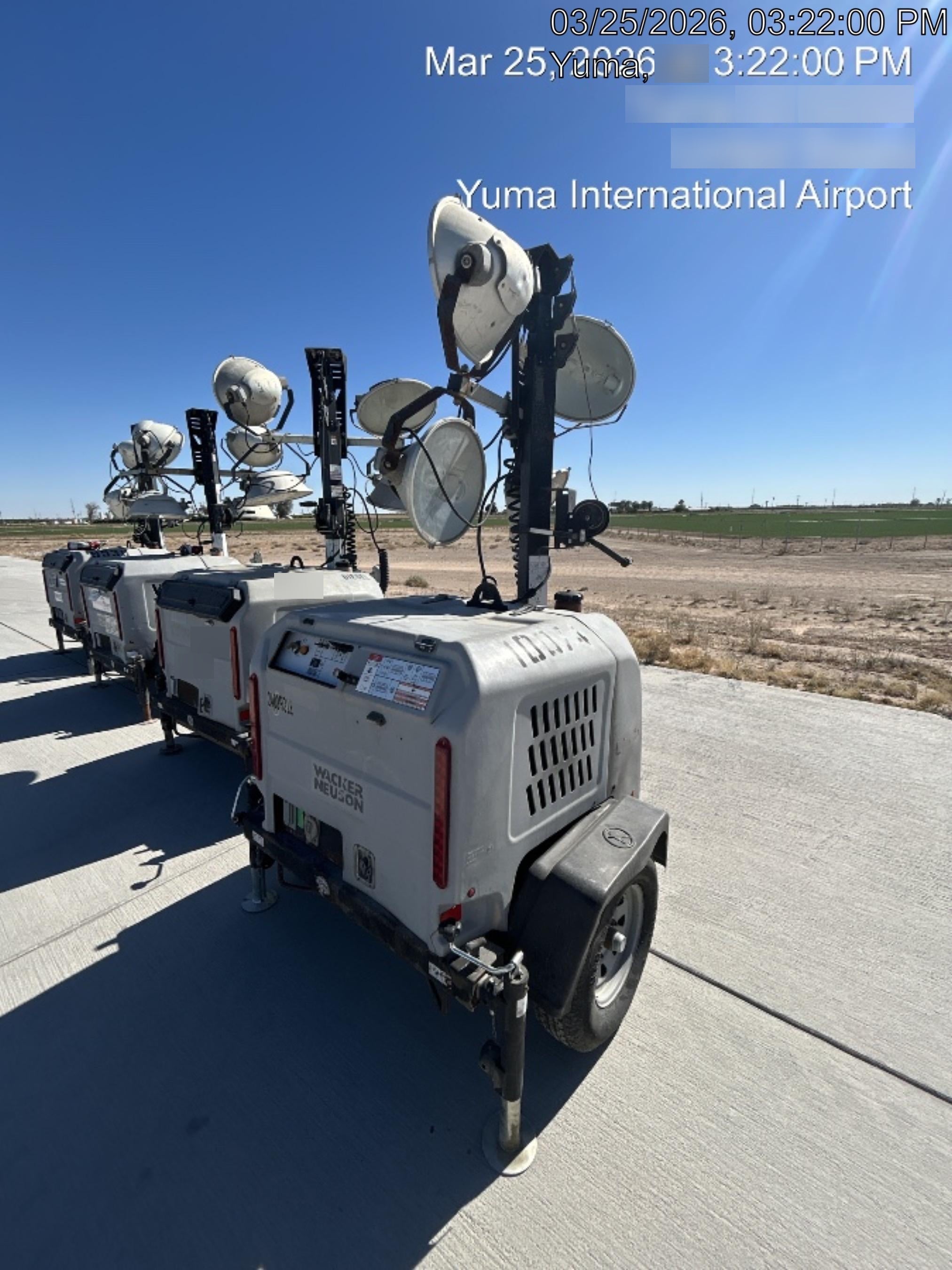 2018 Wacker Neuson LTV6K-MH Wacker Neuson LTV6K Towable Light Tower