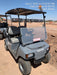 2022 Club Car CA100E Canopy, Fold down Windshield, Beacon, Back up Alarm, All-Trail Trials, HD 8 V Batteries, Trailer Hitch and Ball