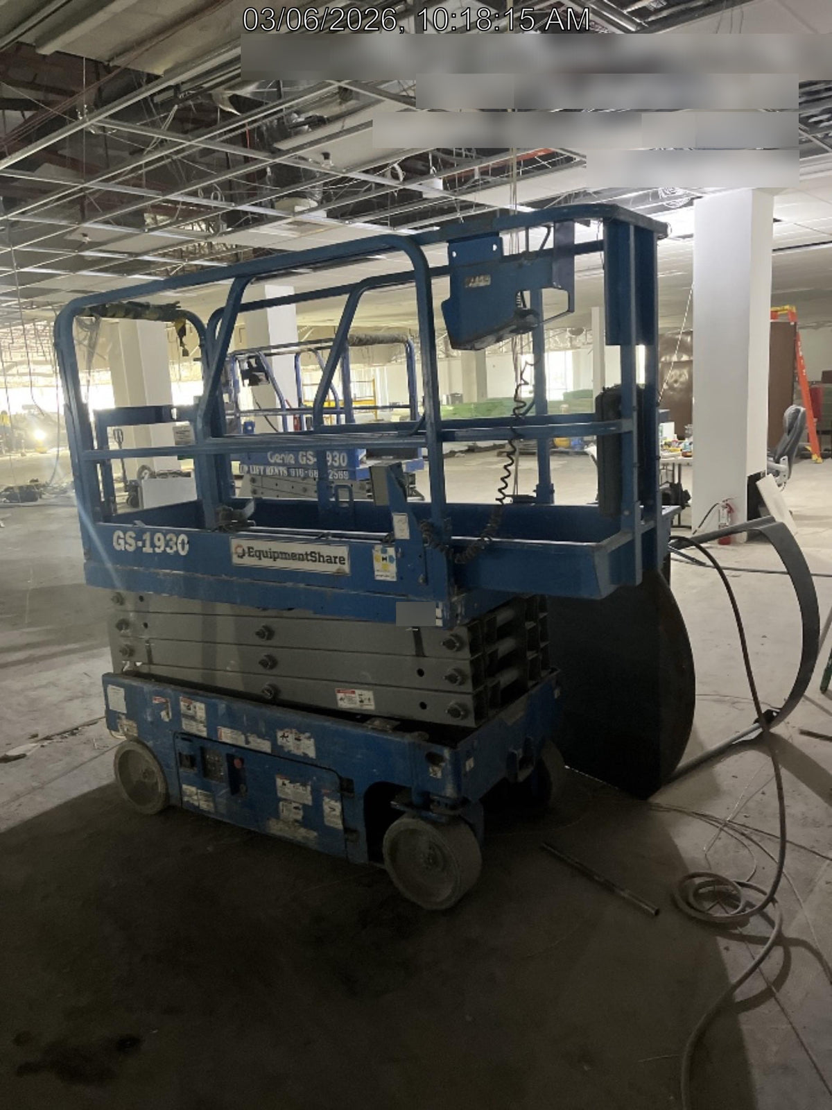 2019 Genie GS-1930 Half Height Swing Gate, 800W Inverter