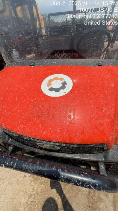 2021 Kubota RTV-X1140W-H Plastic Canopy, Windshield Acrylic Clear, LED Strobe Light, Wire Harness Kit, Back up Alarm