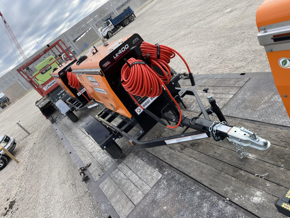 2022 Lincoln Electric LE400 Kubota V1505, Trlr, Cable Rack, Light Kit, ES Decals, T3