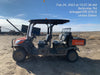 2021 Kubota RTV-X1140W-H Plastic Canopy, Windshield Acrylic Clear, LED Strobe Light, Wire Harness Kit, Back up Alarm
