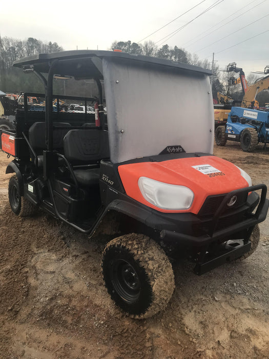 2022 Kubota RTV-X1140W-H Plastic Canopy, Windshield Acrylic Clear, LED Strobe Light, Wire Harness Kit, Back up Alarm