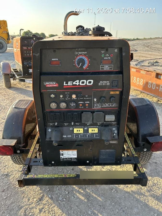 2022 Lincoln Electric LE400 Kubota V1505, Trlr, Cable Rack, Light Kit, ES Decals, T3