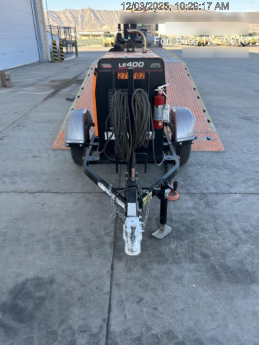 2022 Lincoln Electric LE400 Kubota V1505, Trlr, Cable Rack, Light Kit, ES Decals, T3