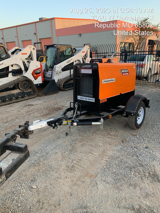 2023 Lincoln Electric LE400 Kubota V1505, Trlr, Cable Rack, Light Kit, ES Decals, T3