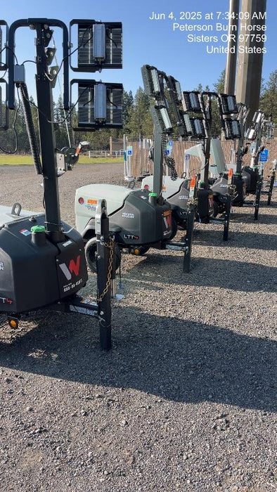 2024 Wacker Neuson LTT4 Diesel, Kohler KDW702, Deep Sea Controller, Auto Start, LED 320W, Bypass Outlet, T3