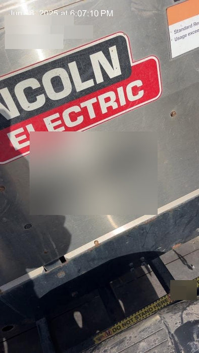 2018 Lincoln Electric Vantage 322 Lincoln Vantage 322 Welder Ready Pak 3 - Vantage 322, Trailer, Fender and light kit, Cable rack