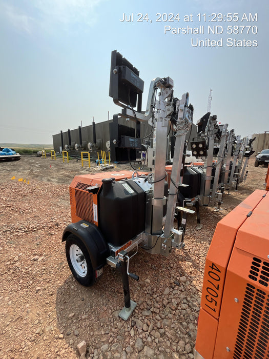 2024 Wanco WLTT-4MM4K Diesel, Deep Sea Controller, Shore Power Plug, Auto Start, (4) 350W LED Floodlights, 4kW Generator, 60 Gal Fuel Tank, 2" Ball, T3