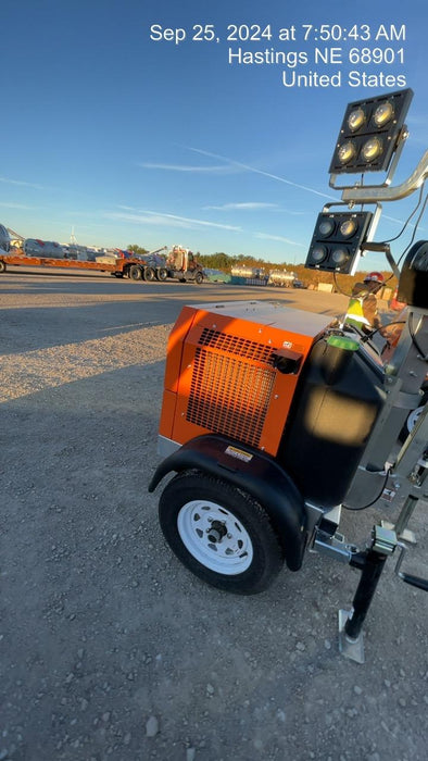 2024 Wanco WLTT-4MM4K Diesel, Deep Sea Controller, Shore Power Plug, Auto Start, (4) 350W LED Floodlights, 4kW Generator, 60 Gal Fuel Tank, 2" Ball, T3