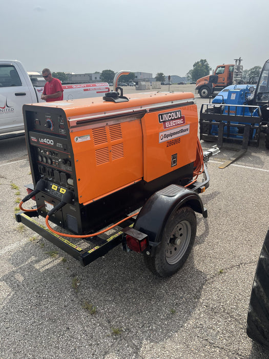 2022 Lincoln Electric LE400 Kubota V1505, Trlr, Cable Rack, Light Kit, ES Decals, T3