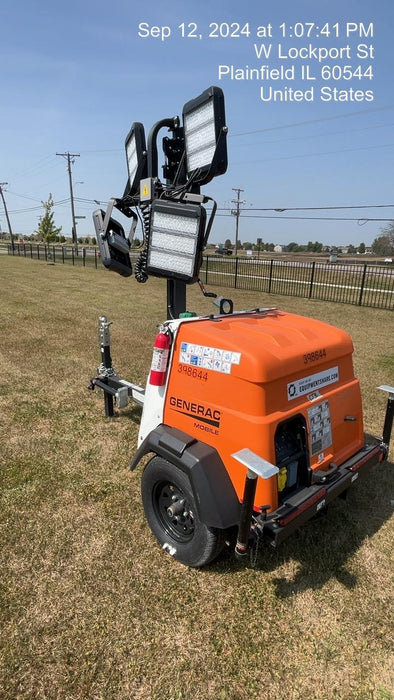 2024 Generac MLT2 Diesel, Flex Switch 120V Input, Powerzone Controller, 
(4) 320W LED Lights, 4kW Generator, 39.9 Gal Fuel Tank, 2" Ball, T3