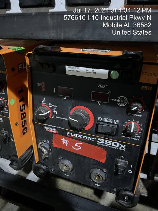 2021 LINCOLN ELECTRIC FLEXTEC 350X