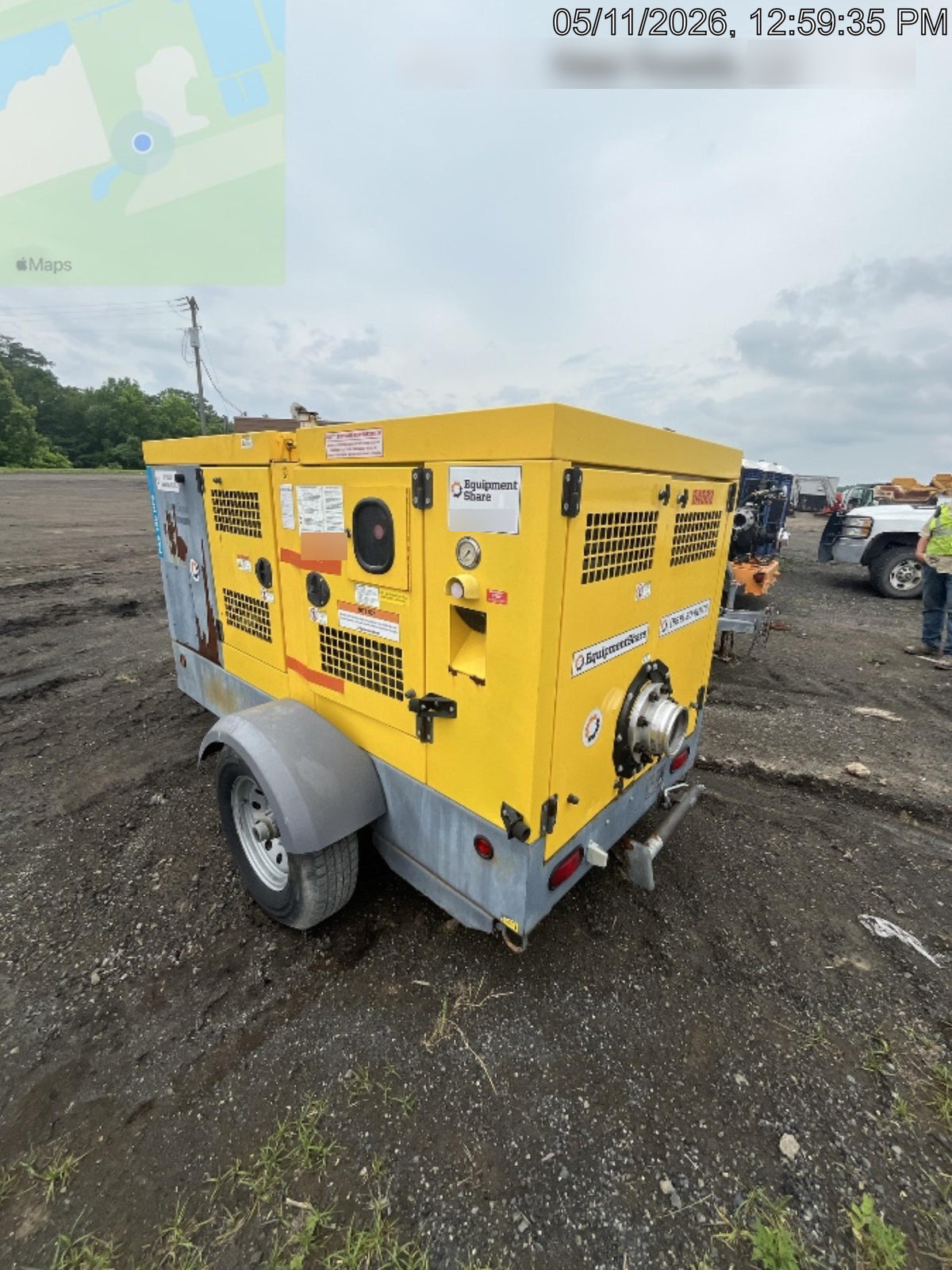 2020 ATLAS COPCO PAS 150 HF CS Enclosed