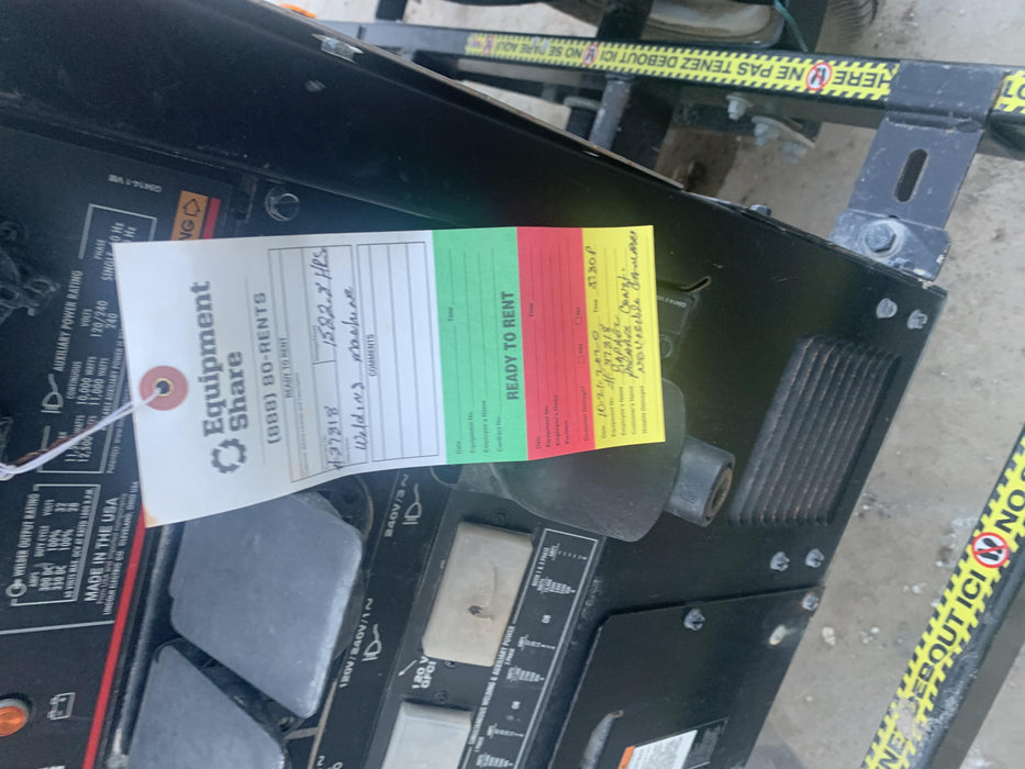 2019 Lincoln Electric Vantage 322 Ready-Pak 3, Two Wheel Trailer, Fender and Light Kit, Cable Rack