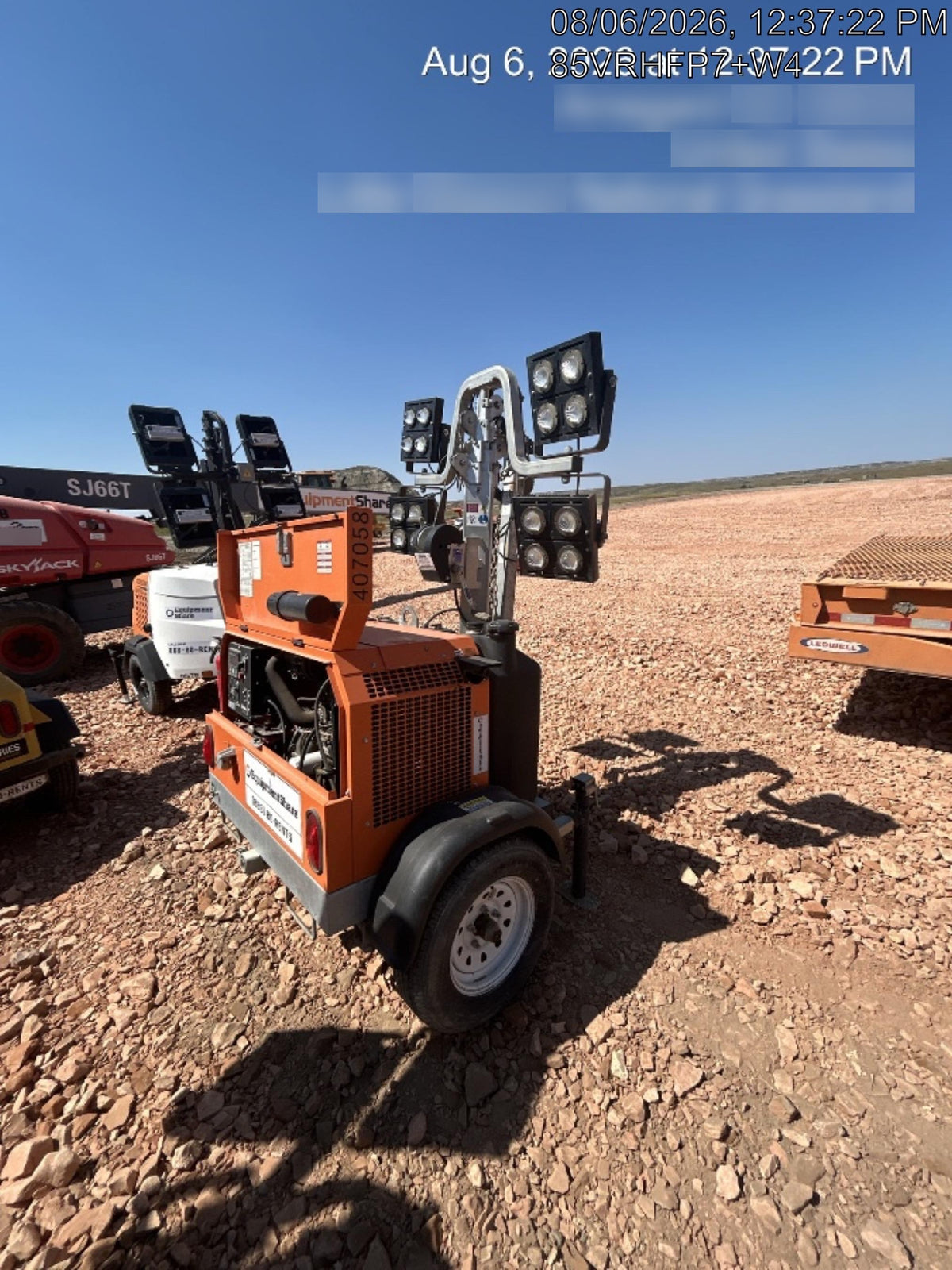 2024 Wanco WLTT-4MM4K Diesel, Deep Sea Controller, Shore Power Plug, Auto Start, (4) 350W LED Floodlights, 4kW Generator, 60 Gal Fuel Tank, 2" Ball, T3