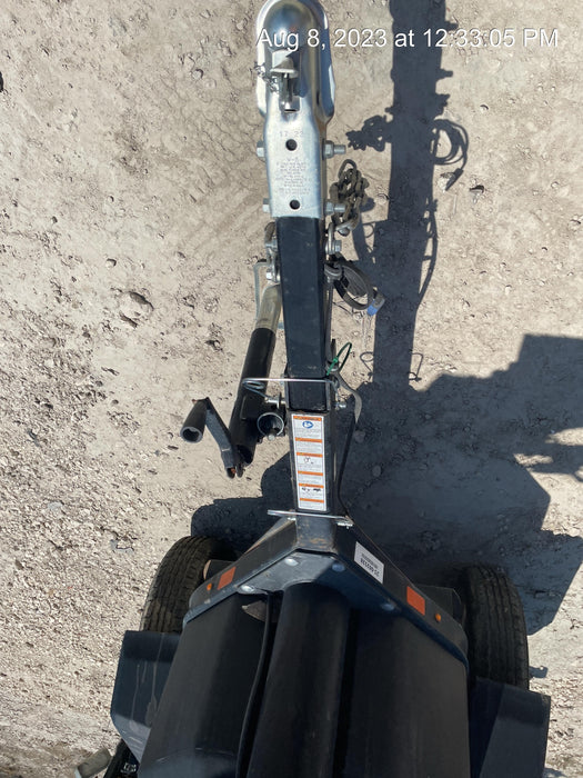 2022 Allmand NLV3GR (4) LED Light Fixture 350W, 23' Vertical Mast, 3kW Prime, Towable, ES Decals, T3