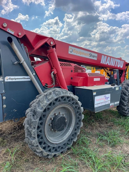 2018 Manitou MTA8044 MTA 8044 - 74 HP T4, Canopy, Worklights/Strobe, Beacon, 66" Carriage, 48" Forks, Solid Tires, Lift Hook, Aux Hydraulics