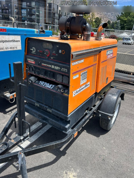 2021 Lincoln Electric Vantage 549X Ready Pak 3, ORANGE (includes trailer, cable rack, fender light kit)