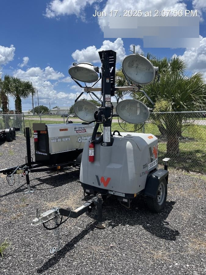 2019 Wacker Neuson LTV6L-MH Wacker Neuson LTV6L Mobile Light Tower w/Fuel Level Sensor Installed