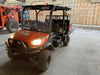 2022 Kubota RTV-X1140W-H Plastic Canopy, Windshield Acrylic Clear, LED Strobe Light, Wire Harness Kit, Back up Alarm