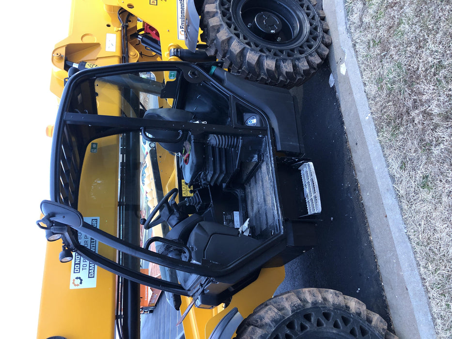 2019 JCB 510-56 74 HP, Beacon, Worklights, Aux Hydraulics, Solid Tires, 60" Carriage/Forks