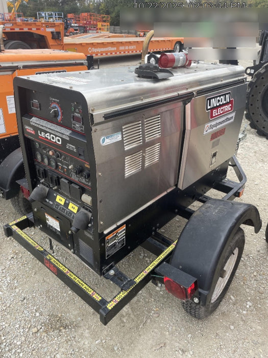 2024 Lincoln Electric LE400 Kubota V1505, Trlr, Cable Rack, Light Kit, ES Decals, T3