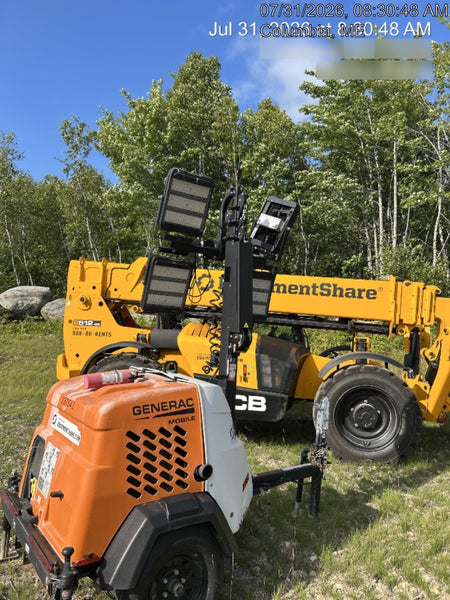 2023 Generac MLT2 Diesel, Flex Switch 120V Input, Powerzone Controller, (4) 320W LED Lights, 4kW Generator, 39.9 Gal Fuel Tank, 2" Ball, T3