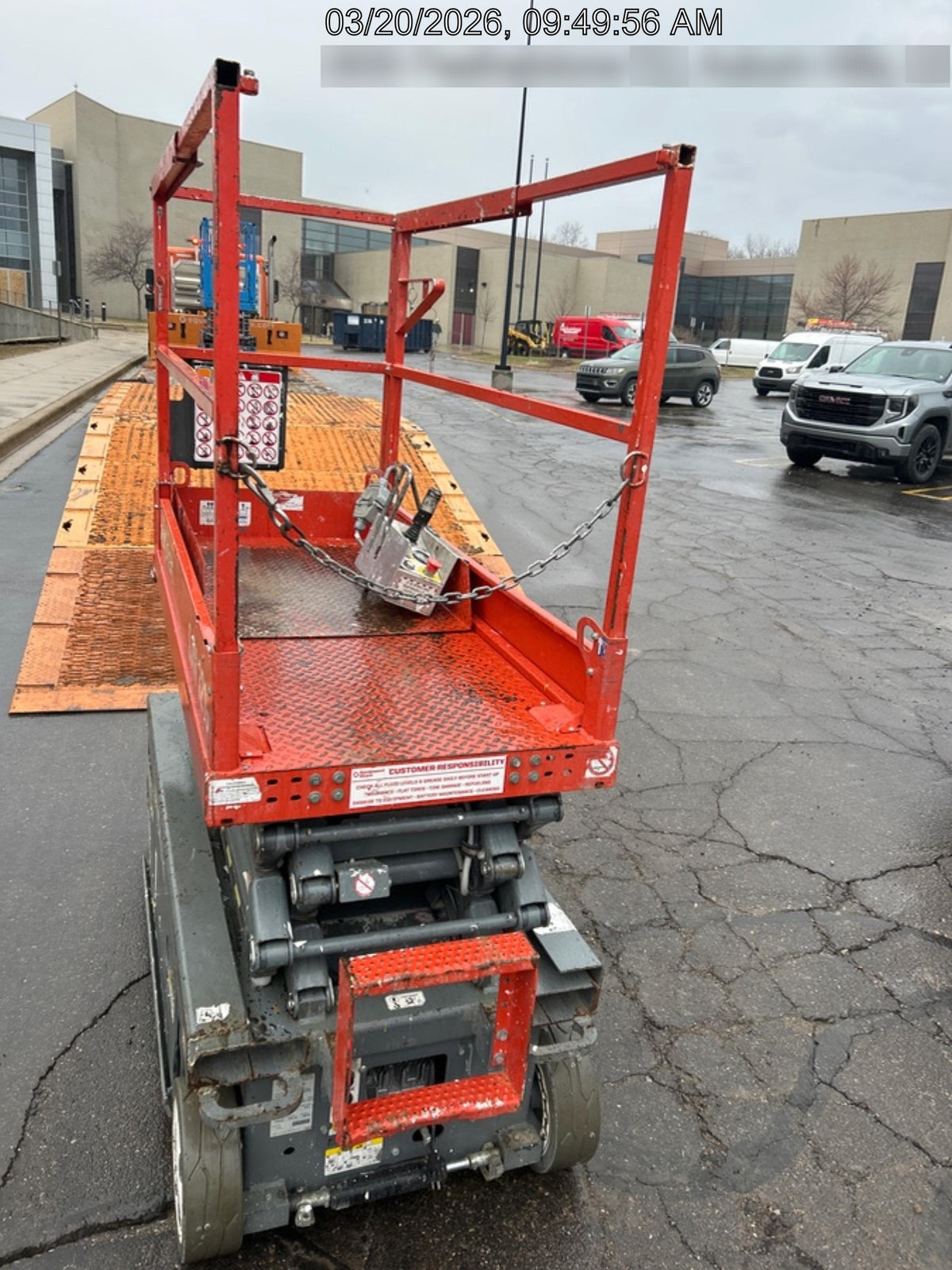 2017 Skyjack SJIII-3219 Standard Rental Specs