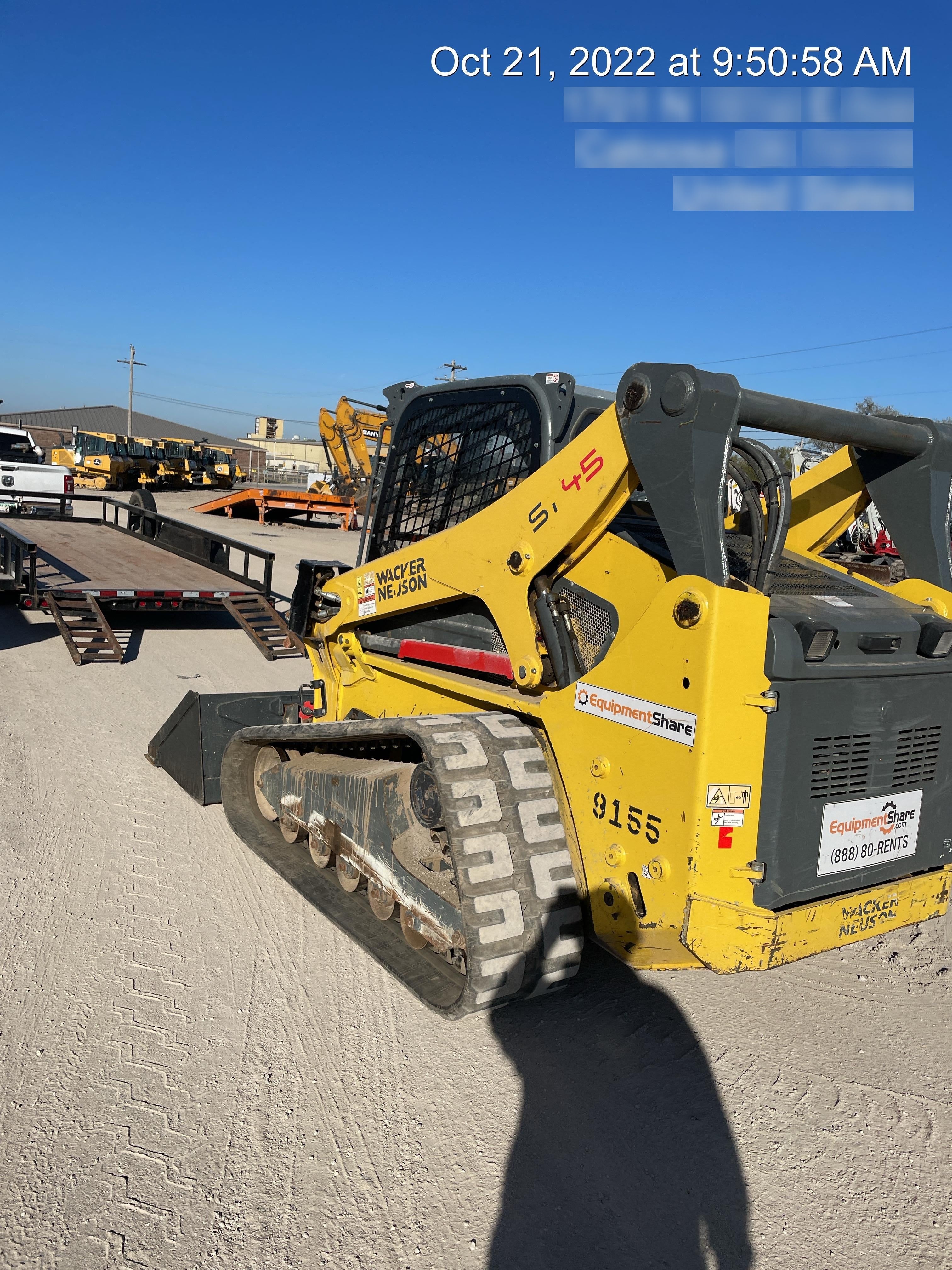 Wacker Neuson ST45 Wacker Neuson ST45 - Cab/Bucket Leveling/84" Bucket