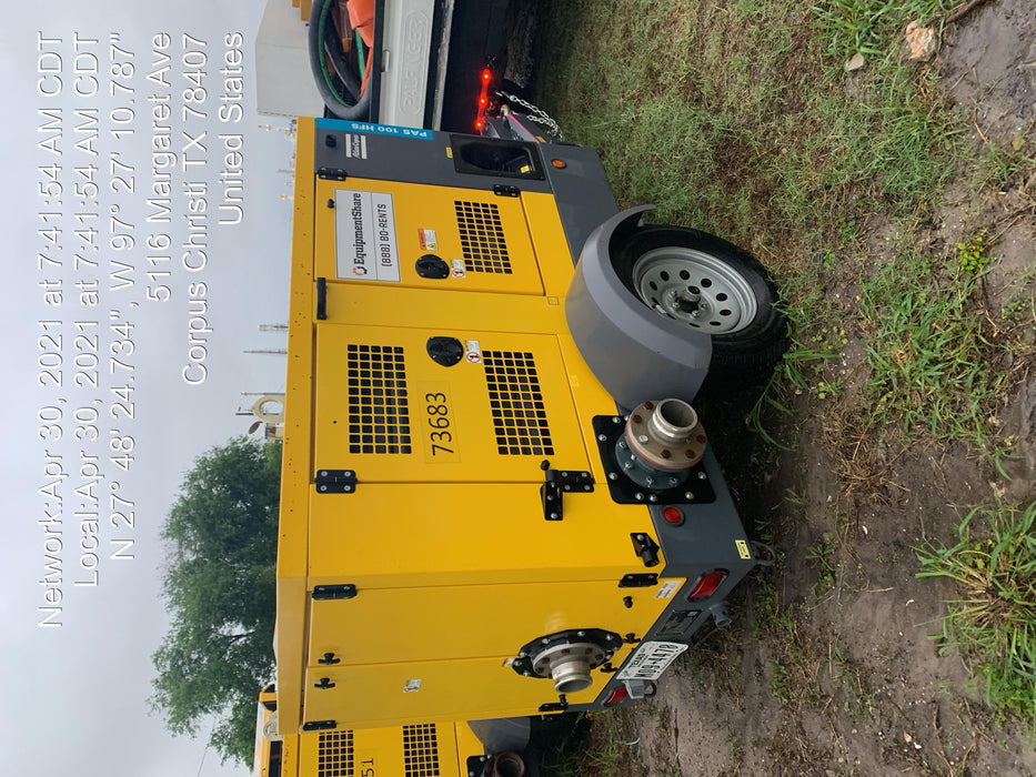 2020 ATLAS COPCO PAS 100 HF CS Enclosed