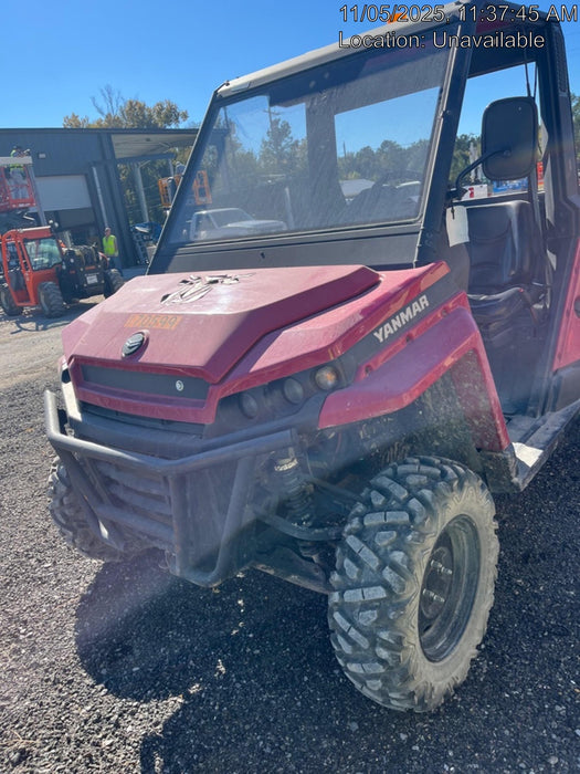 2021 Yanmar YU1000 Canopy, Steel Wheel, Poly WindShield, Beacon, Backup Alarm