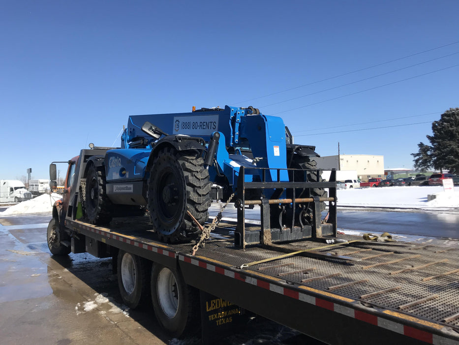 2019 Genie GTH-636 Cab/Heat/AC, Solid RT Tires, LED Work Lights, Beacon 60" QA Carriage, 48" Forks