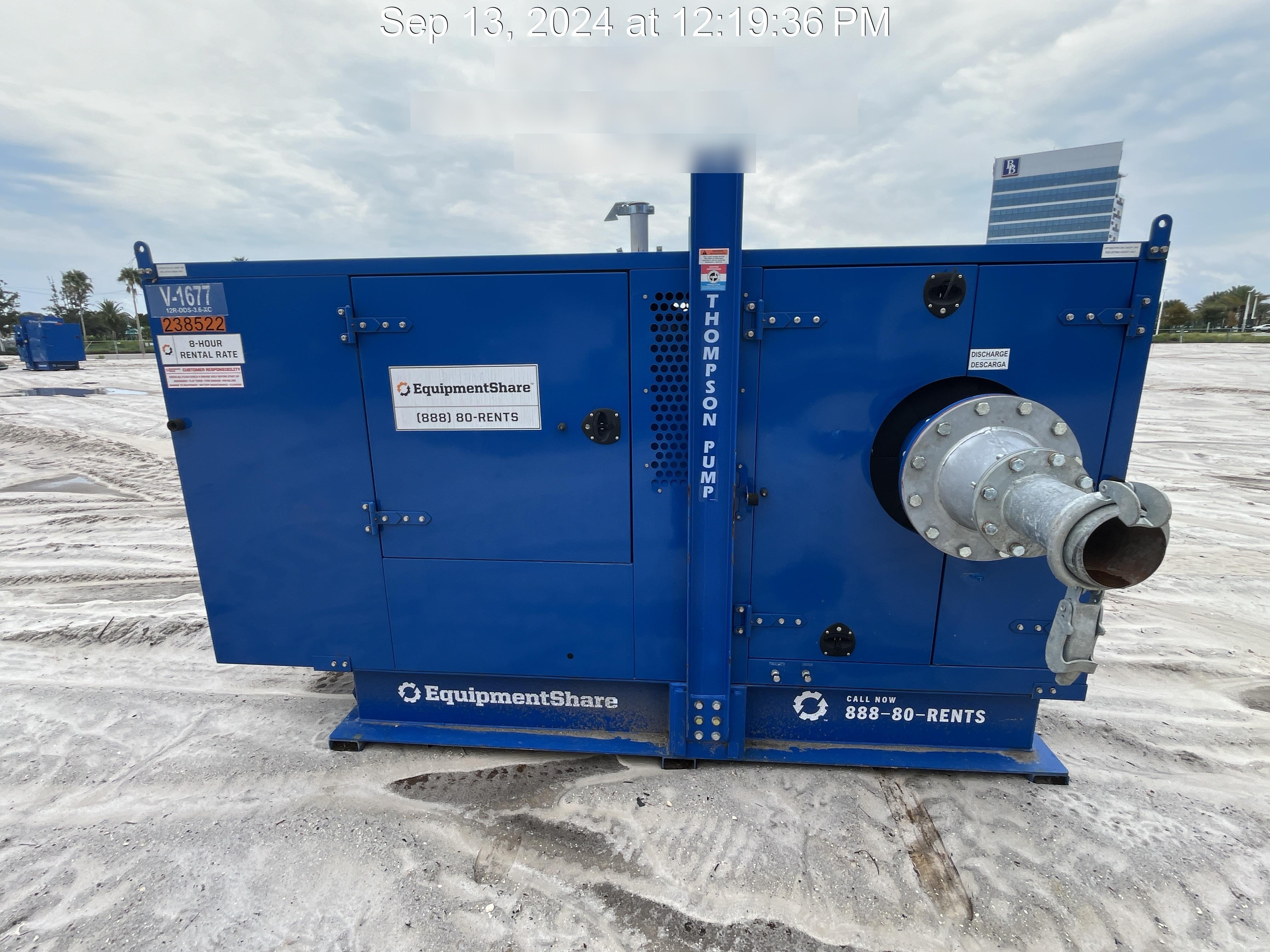 2022 THOMPSON 12R-DDS-3.6-X Canopy