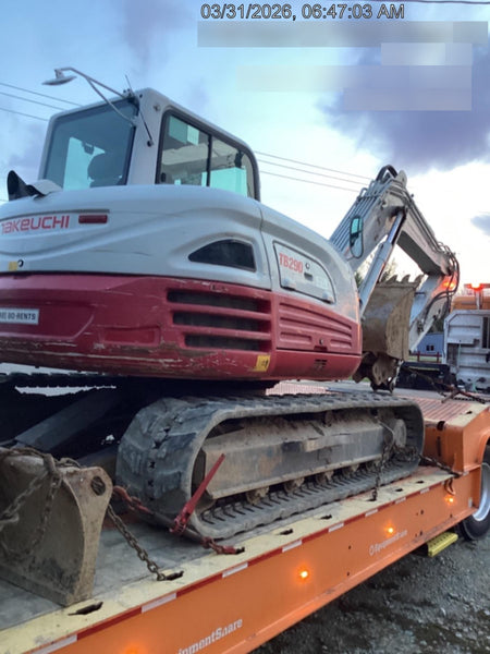 2019 Takeuchi TB290 Takeuchi TB290 Cab/Heat/AC w/Rubber Tracks, Auxiliary Hydraulics, Dozer Blade, Manual QC, 18/24/36" Buckets, Hydraulic Thumb Installed