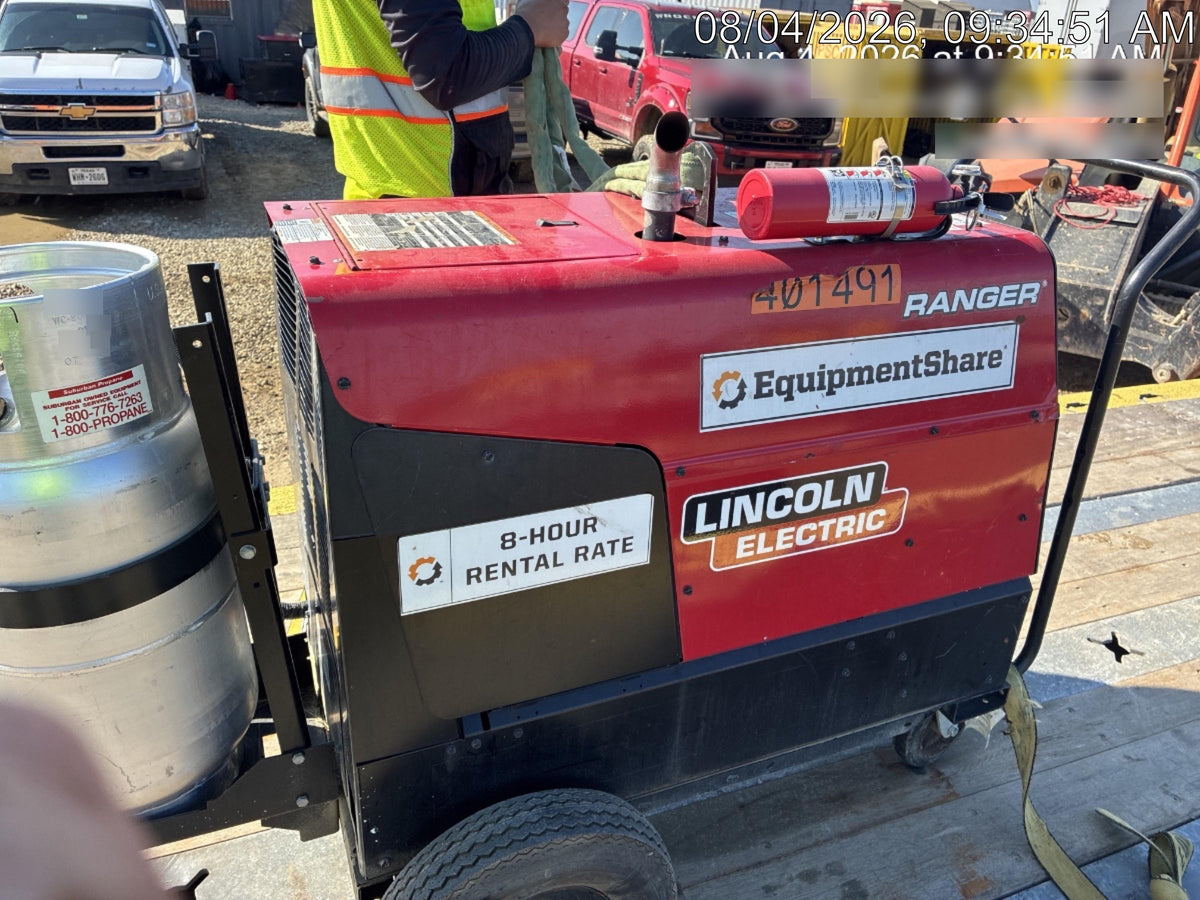 2024 Lincoln Electric Ranger 305 LPG Ranger 305 LPG, Undercarriage, Tank Holder & Strap, 10kw AC Gen, 25hp Kohler LPG Eng