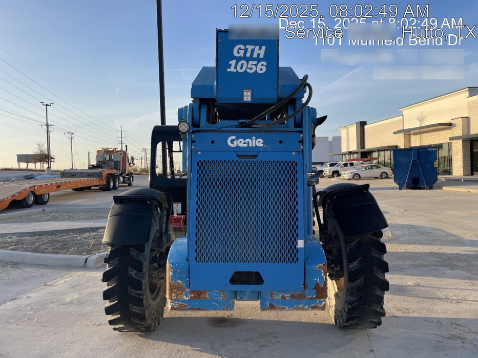 2018 Genie GTH-1056 Genie GTH-1056 w/ROPS, Work Lights, Solid Tires, RH Cab Mesh, Beacon, 60" Carriage and Forks