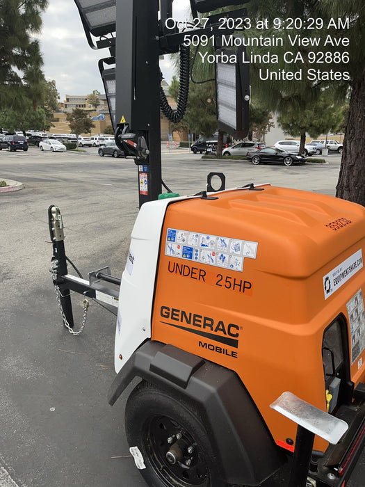 2023 Generac MLT2 Diesel, Flex Switch 120V Input, Powerzone Controller, (4) 320W LED Lights, 4kW Generator, 39.9 Gal Fuel Tank, 2" Ball, T3