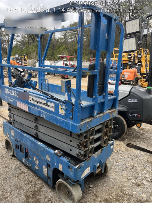 2019 Genie GS-1930 Fixed Rails with Chain Entry