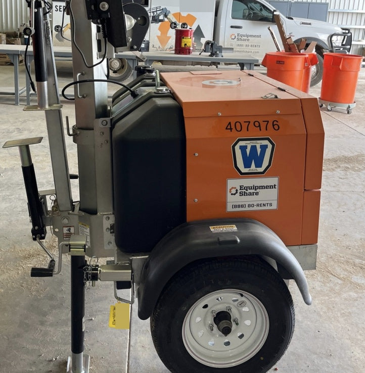 2024 Wanco WLTT-4MM4K Diesel, Deep Sea Controller, Shore Power Plug, Auto Start, (4) 350W LED Floodlights, 4kW Generator, 60 Gal Fuel Tank, 2" Ball, T3