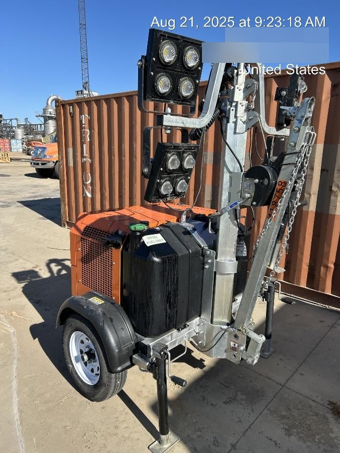 2024 Wanco WLTT-4MM4K Diesel, Deep Sea Controller, Shore Power Plug, Auto Start, (4) 350W LED Floodlights, 4kW Generator, 60 Gal Fuel Tank, 2" Ball, T3