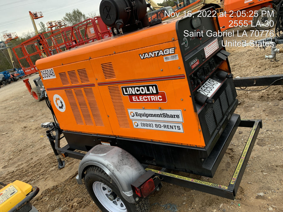 2022 Lincoln Electric Vantage 549X Crosslink Technology, Trailer Mounted, ES Decals, T3
