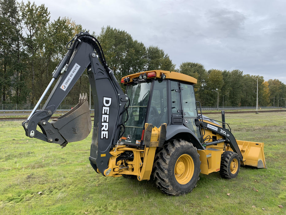 2020 John Deere 310LEP Cab/Heat/Air, 4WD, Standard Stick, Pilot Controls, 2 Way Hydraulics, TAG Manual QC