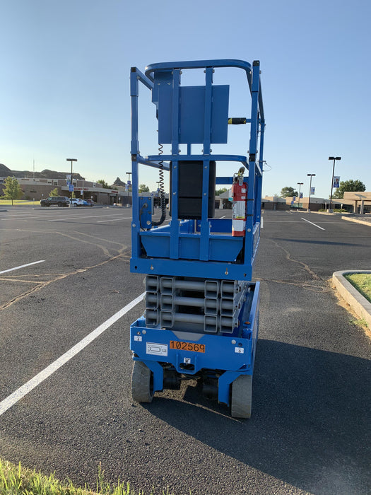 2020 Genie GS-1930 Solid Non Marking Tires, Beacon, Folding rails with half height swing gate, 800W Inverter
