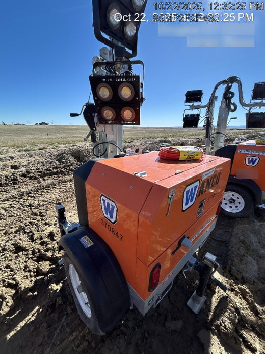 2023 Wanco WLTT-4MM4K Diesel, Deep Sea Controller, Shore Power Plug, Auto Start, (4) 350W LED Floodlights, 4kW Generator, 60 Gal Fuel Tank, 2" Ball, T3