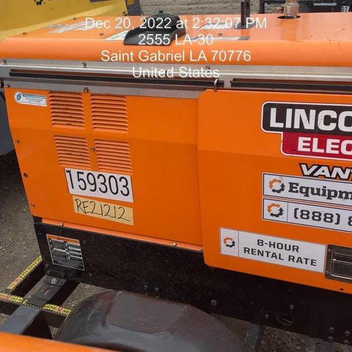 2021 Lincoln Electric Vantage 322 Vantage 322 Ready Pak 3 w/ Decals, ORANGE (includes trailer, cable rack, fender light kit) NO Telematics